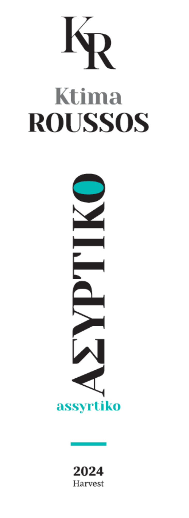 Ktima Roussos Assyrtiko 2025 (750ml)
